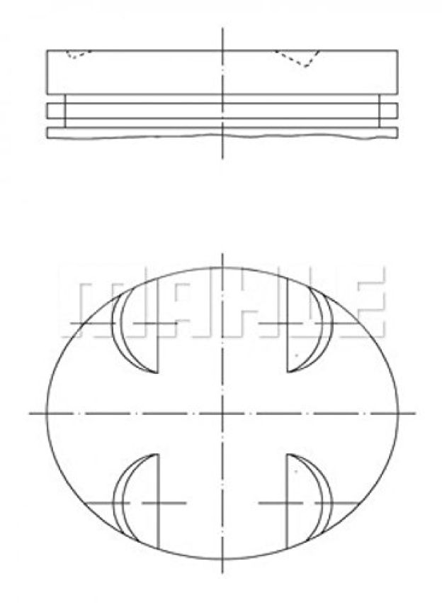 MAHLE 083 15 00 Engine Piston