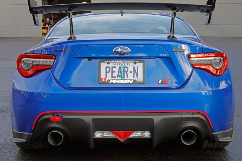 Perrin Subaru BRZ/Scion FR-S/Toyota 86 Tow Hook Kit (Rear) - Red