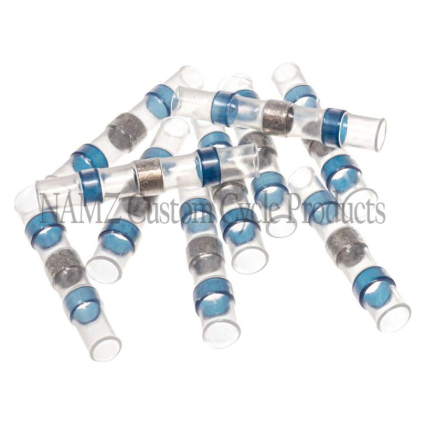 NAMZ NIS-9003 Heat Sealable Butt Splice w/Low Temp Solder Terminals 16-14 AWG (10 Pack)