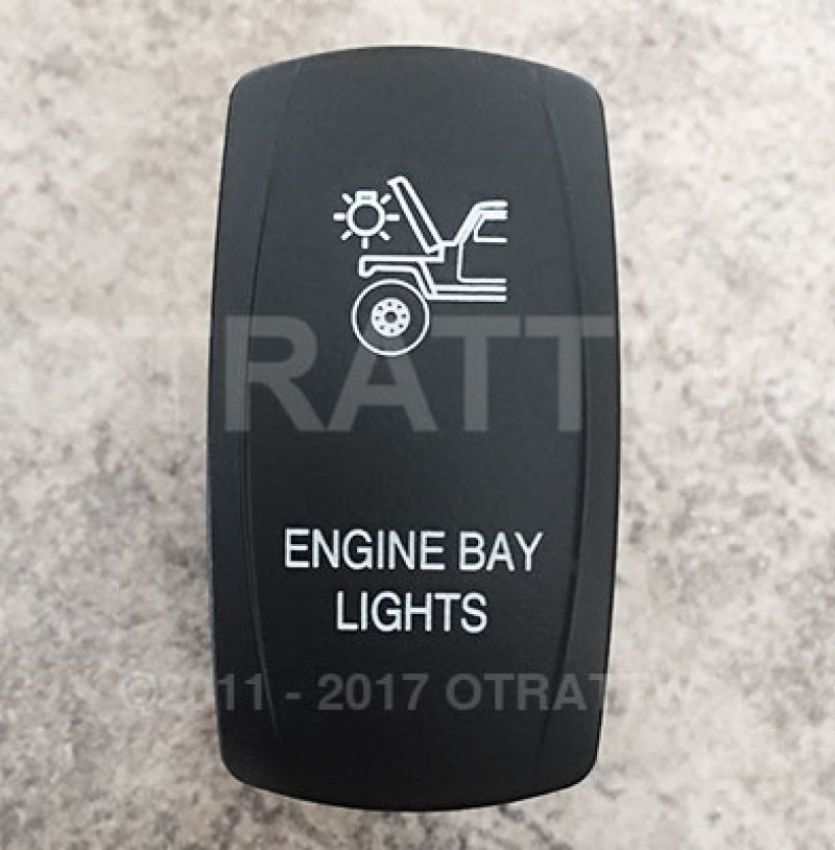 SPOD 860410 Rocker Engine Bay Light Switch