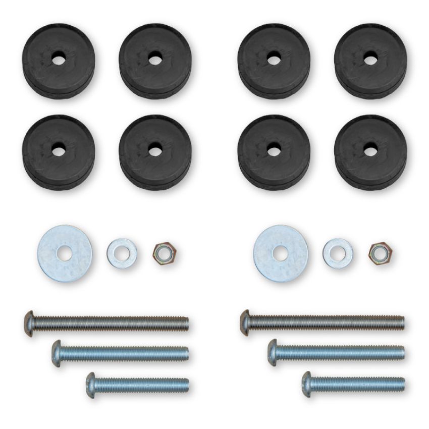 Rock Krawler RK06727 2018+ Jeep Wrangler JL 2DR / JLU 4DR 2-4in Adj. Front Bump Stop Kit