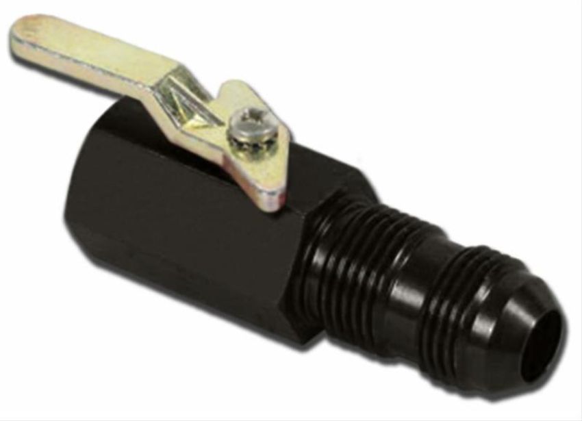 FRAGOLA FRG961006-BL #6 Shut off Valve Black Female Inlet/Male Outlet