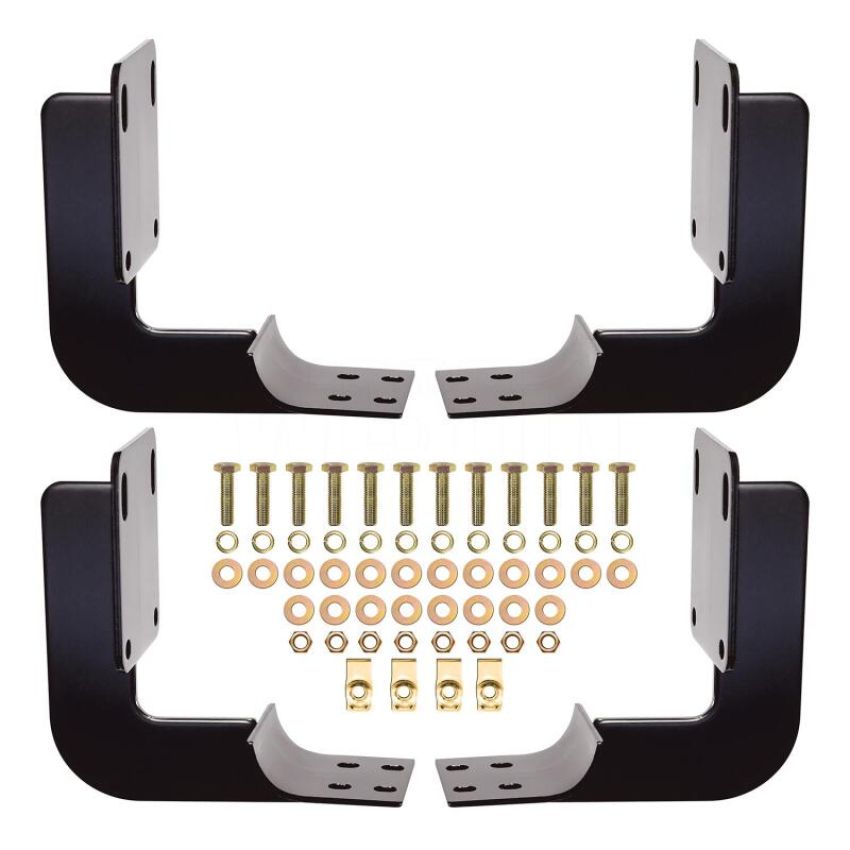 Westin 99-16 Ford F-250/350/450/550HD Reg/Supr Cab/Crew Premier Oval Nerf Step Bar Mount Kit - Blk