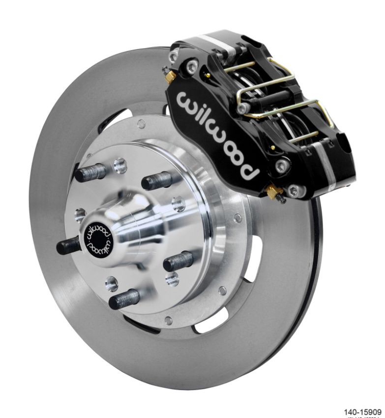 Wilwood 140-15909 Dynapro 4R Front Kit 11.75in Ultralite HP Rotors - Black