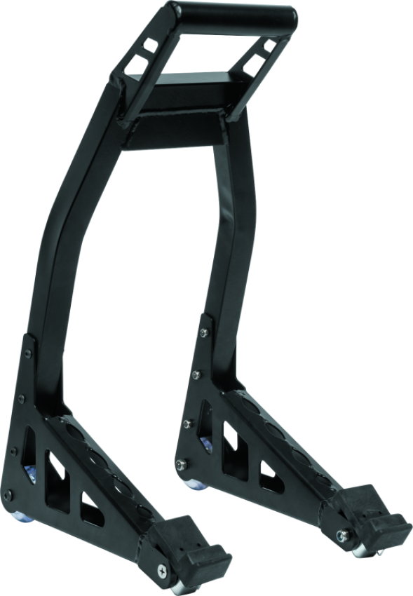 BikeMaster 152422 Universal Aluminum Stand - Front - Black