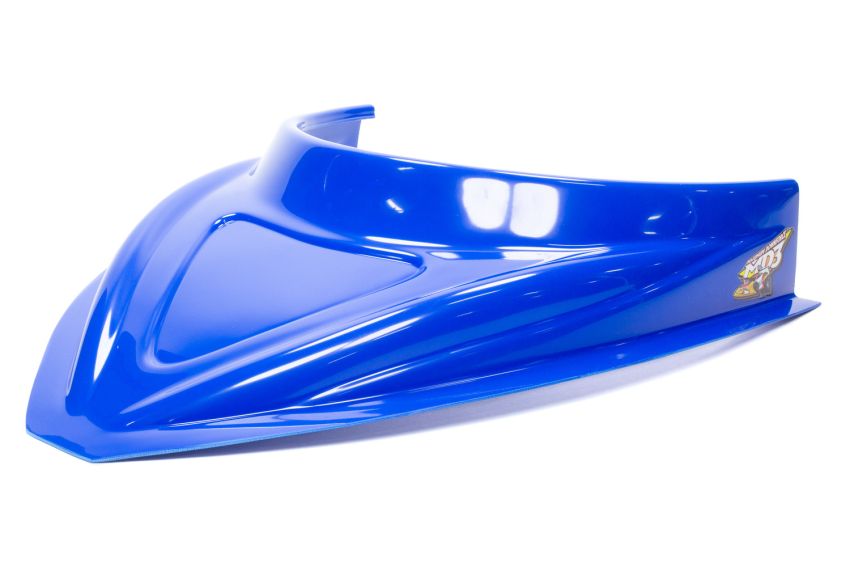 FIVESTAR FIV040-4114-CB MD3 Hood Scoop 3in Tall Curved Chevron Blue