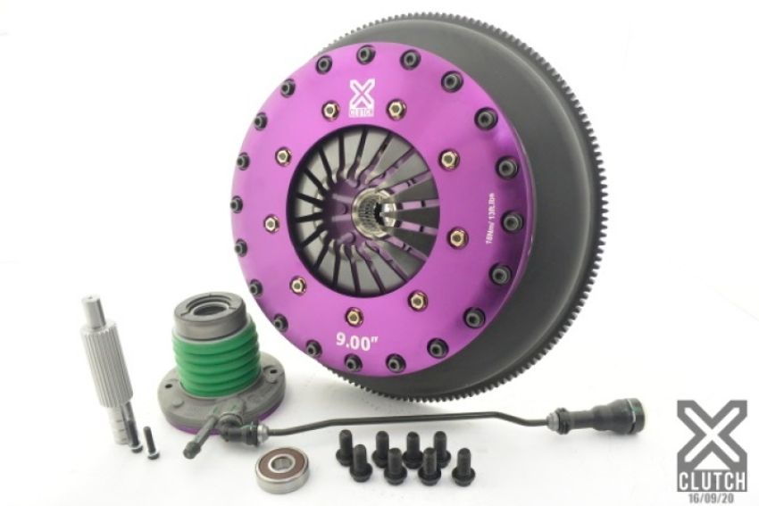 XCLUTCH XKCR23632-2E 14-19 Chevrolet Corvette 6.2L 9in Twin Solid Ceramic Clutch Kit