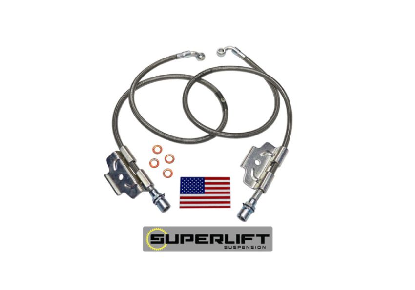 Superlift 91600 03-13 Dodge Ram 2500/3500 w/ 4-6in Lift Kit (Pair) Bullet Proof Brake Hoses