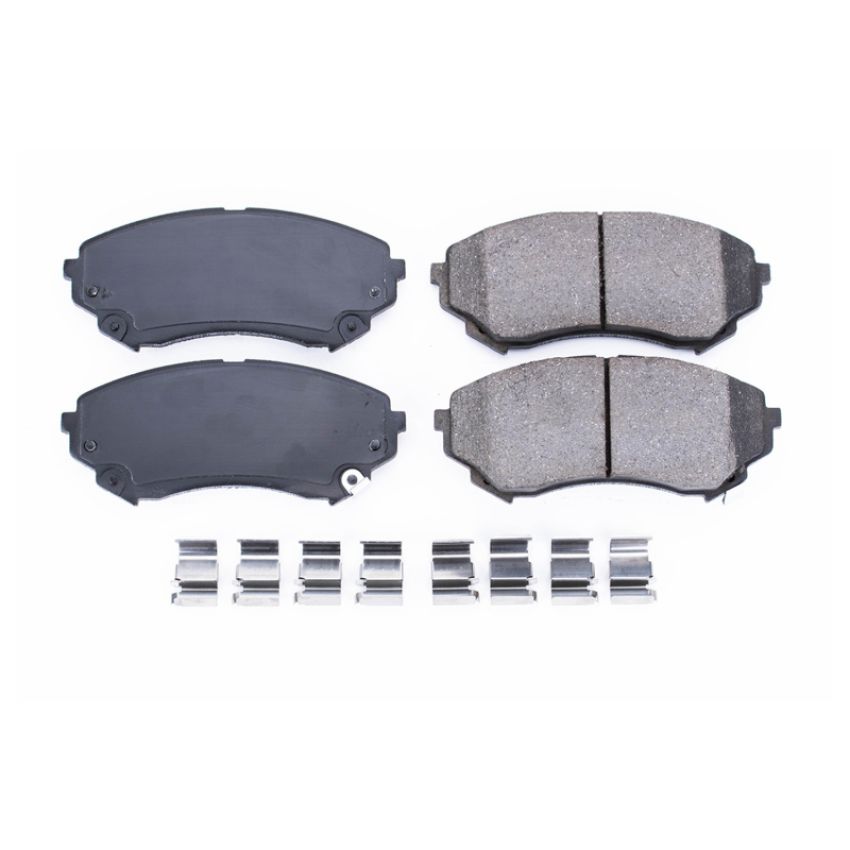 PowerStop 17-1331 PowerStop - Z17 Low-Dust Ceramic Brake Pads with Hardware