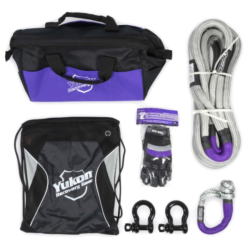 Yukon Gear & Axle YRGKIT-1 Yukon Recovery Gear Kit w/7/8in Kinetic Rope