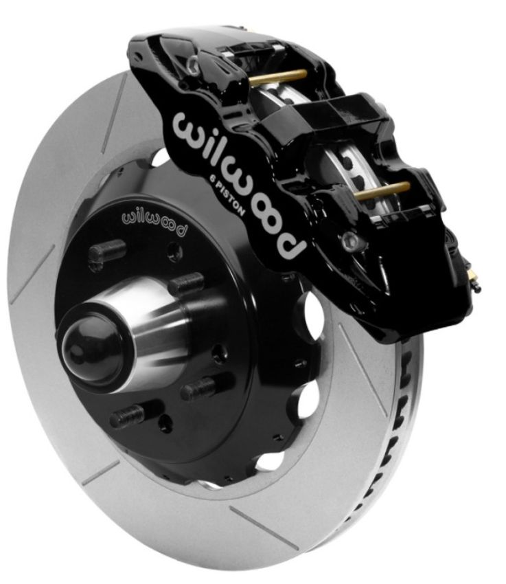 Wilwood 140-15943 Forged Narrow Superlite 6R Front Big Brake Kit 14.00in Rotors 67-86 C1500 - Black