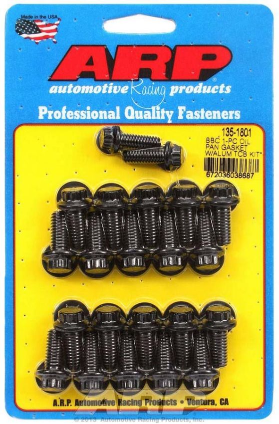 ARP ARP135-1801 BBC Oil Pan Bolt Kit - 12pt.