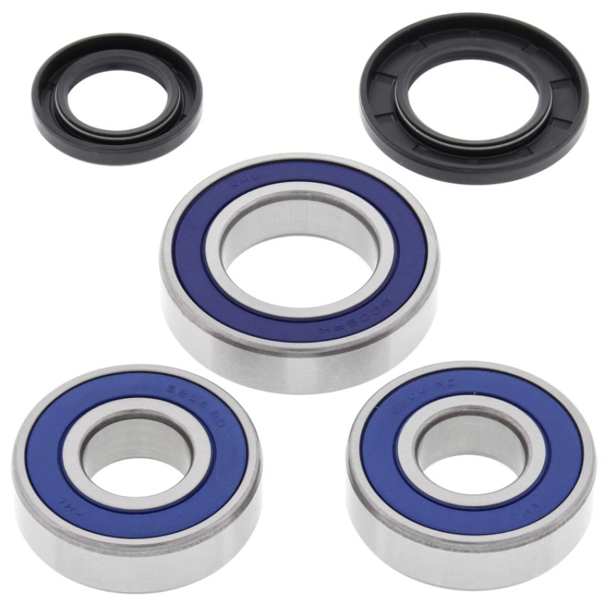 All Balls Racing 25-1110 87-90 Kawasaki ZX750 (Ninja) 750R Wheel Bearing Kit Rear