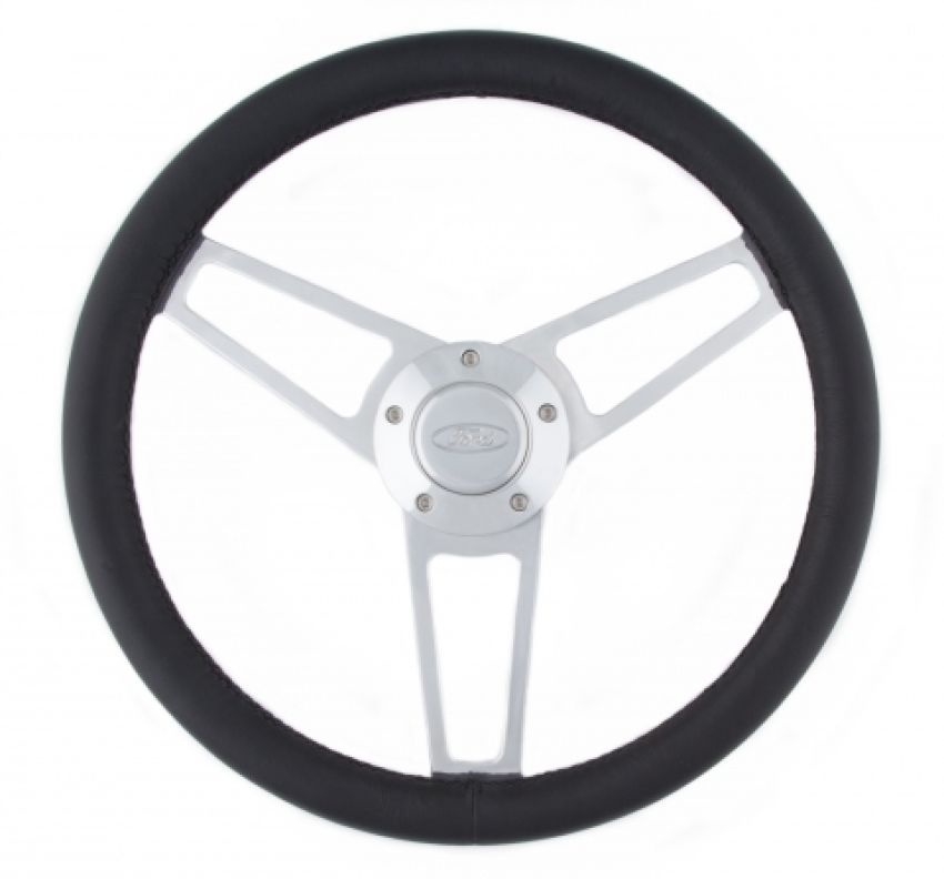 GRANT GRT1903 Billet Series Leather St eering Wheel Ford Logo