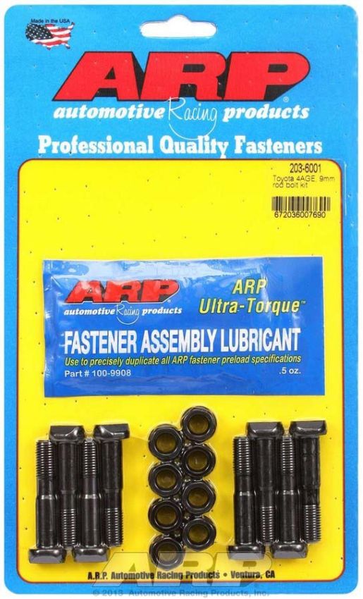 ARP ARP203-6001 Toyota Rod Bolt Kit - Fits 4AGE