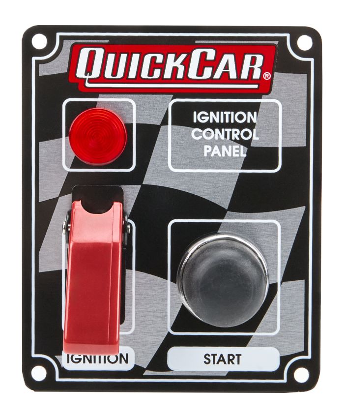QUICKCAR RACING PRODUCTS QRP50-053 Ignition Panel w/Flip Switch and Light