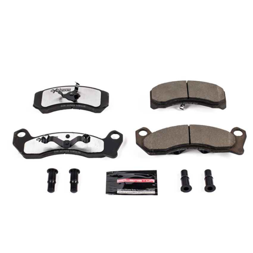 PowerStop Z26-199 PowerStop - Z26 Performance Carbon-Fiber Ceramic Brake Pads with Hardware Kit