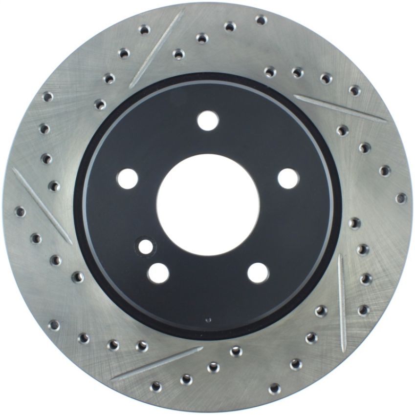 Stoptech 127.34097R Slotted & Drilled Sport Brake Rotor