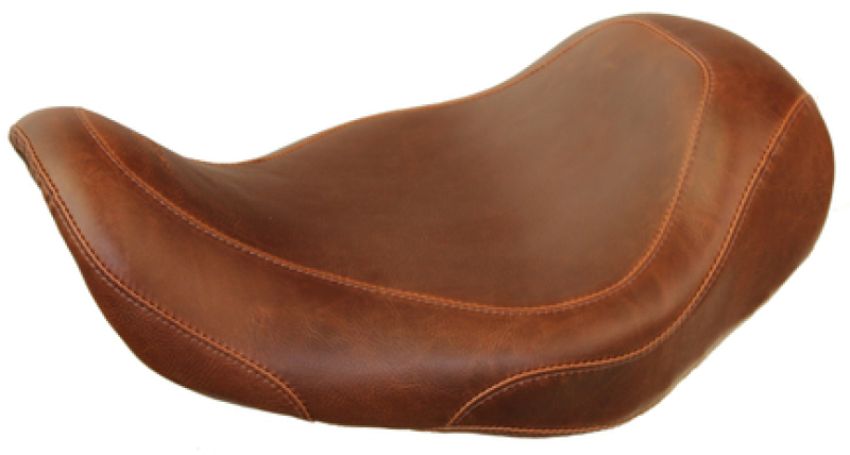 Mustang Motorcycle 76702 Mustang 06-17 Harley Dyna Wide Tripper Solo Seat - Distressed Brown
