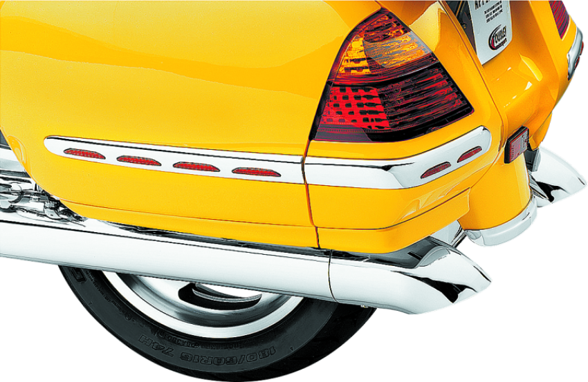 Kuryakyn 7606 Turndown Exhaust Extensions 01-17 Honda GL1800 Chrome