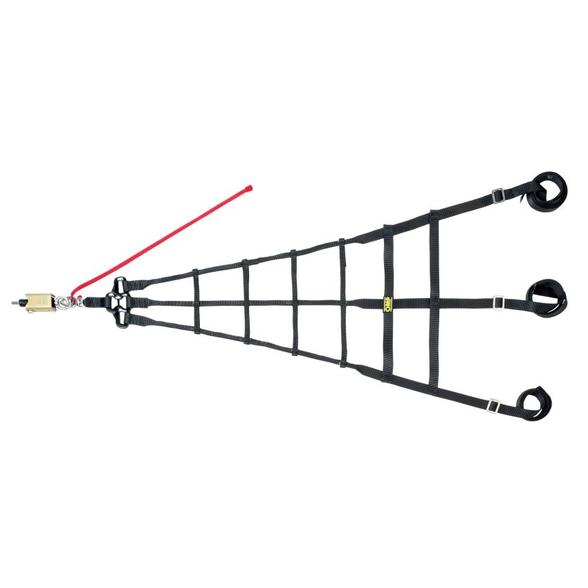 OMP RACING, INC. OMPNA0-1877 Racing Cage Net 3 Point Black