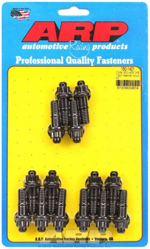 ARP ARP180-1401 Header Stud Kit - 12pt. Olds V8