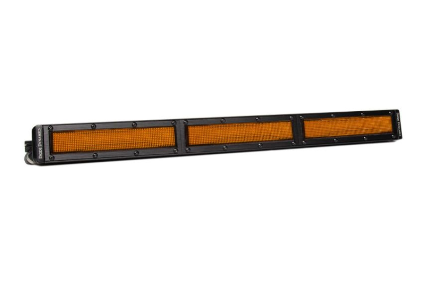 Diode Dynamics DD6042 18 In LED Light Bar Single Row Straight - Amber Flood Each Stage Series
