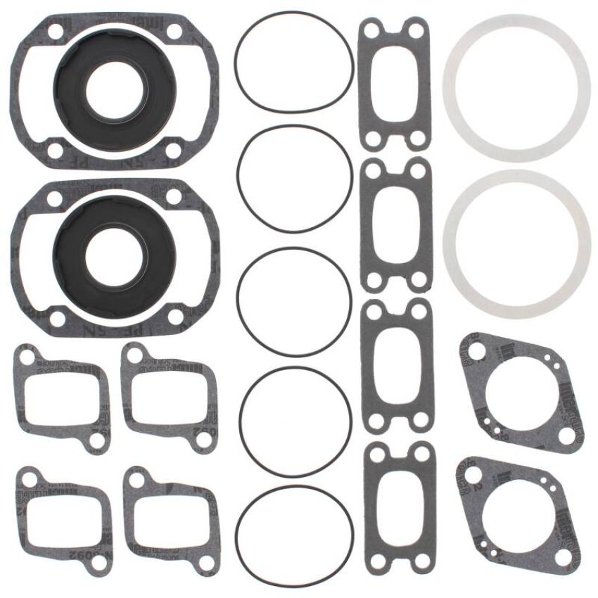 Vertex Pistons 711162A Vertex Gaskets 90-91 Ski-Doo Alpine II Complete Gasket Kit w/ Oil Seals