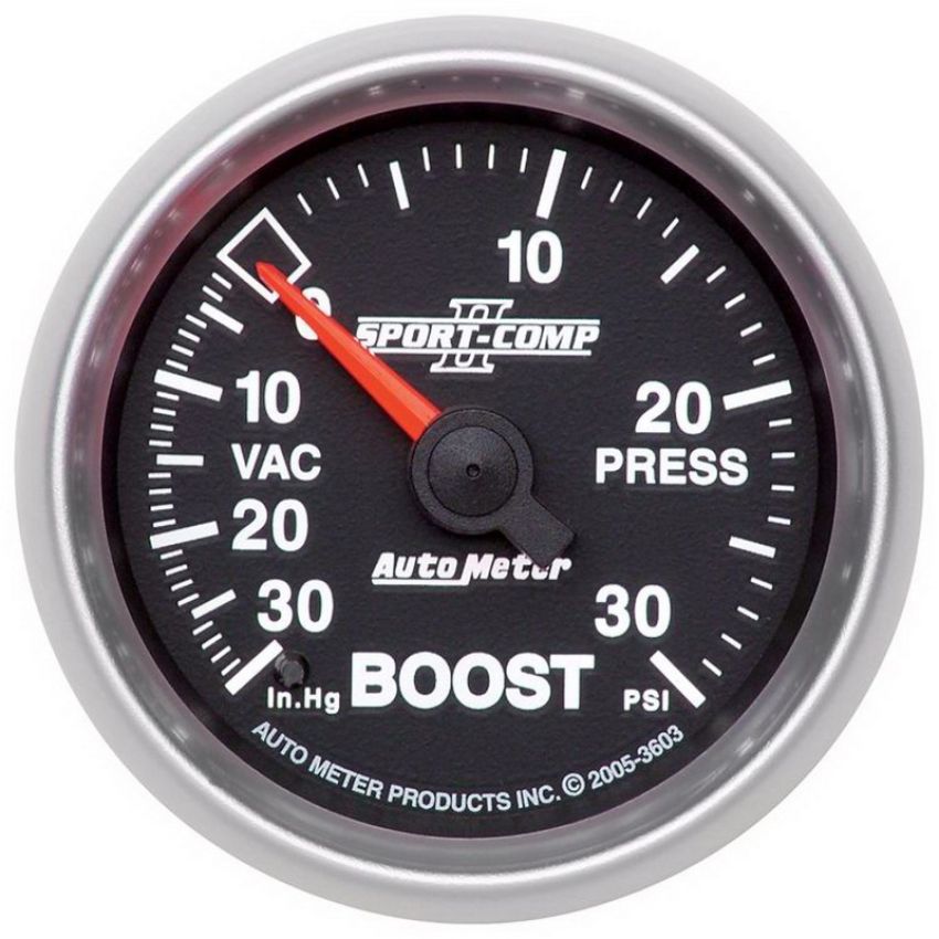 AutoMeter 3603 GAUGE, VAC/BOOST, 2 1/16
