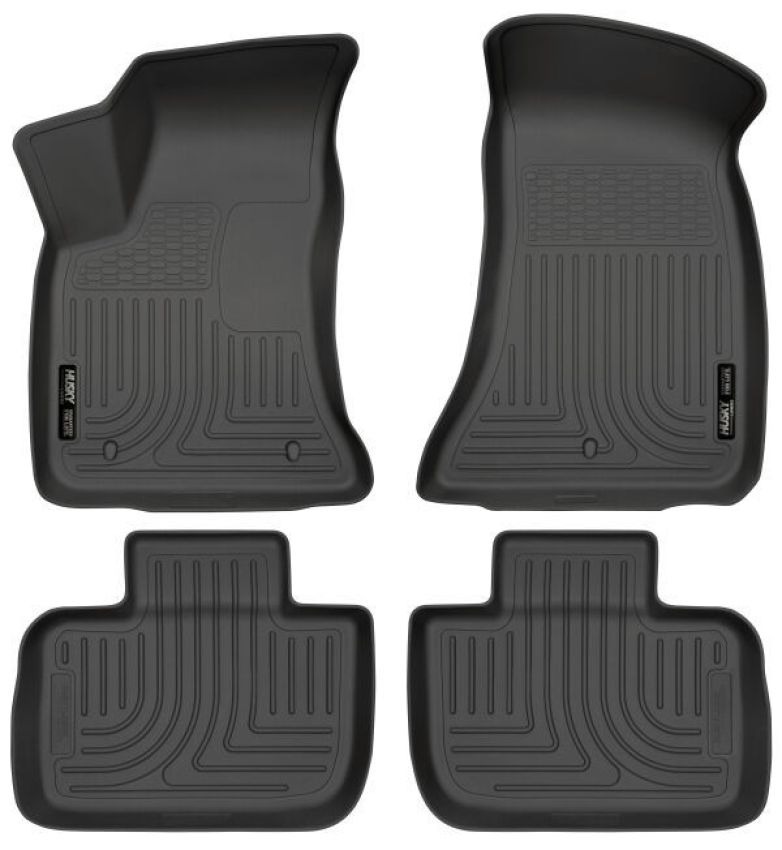 HUSKY LINERS HSK98061 11-  Dodge Charger Front /2nd Floor Liners Black