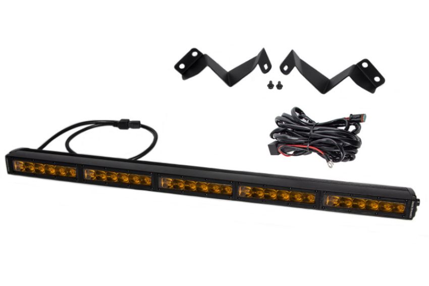 Diode Dynamics DD6073 16-21 Toyota Tacoma SS30 Stealth Lightbar Kit - Amber Driving