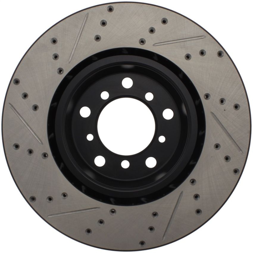 Stoptech 127.34058L Slotted & Drilled Sport Brake Rotor