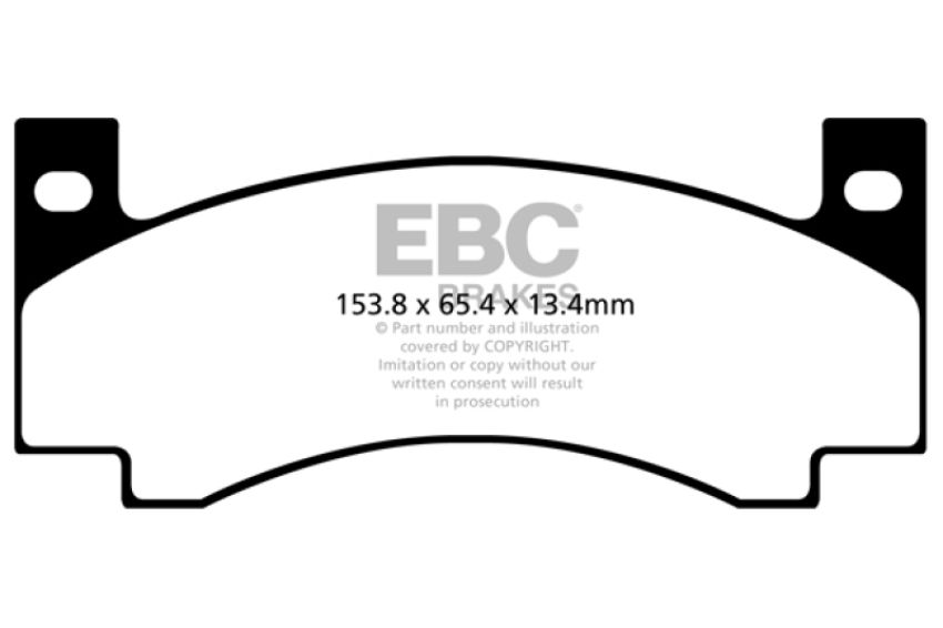 EBC Brakes DP31176C Redstuff Ceramic Low Dust Brake Pads