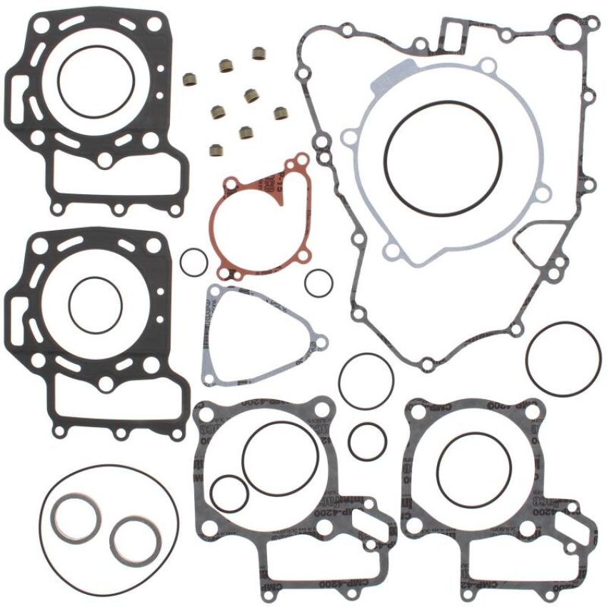 Vertex Pistons 808880 Vertex Gaskets 04-09 Kawasaki KFX 700 V-Force Complete Gasket Kit