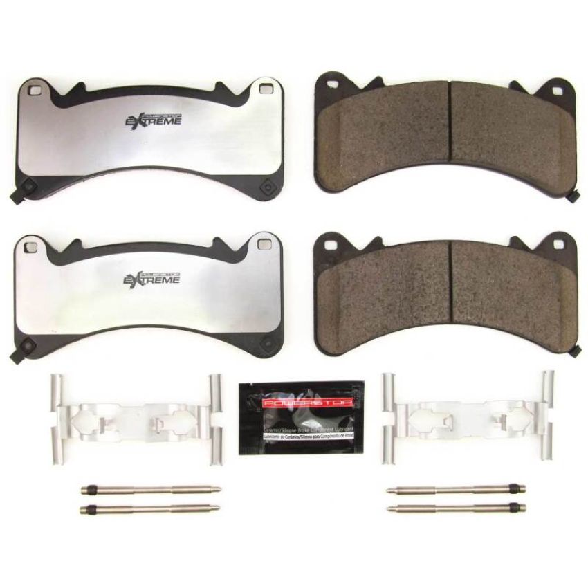 PowerStop Z36-1910 PowerStop - Z36 Truck and SUV Carbon-Fiber Ceramic Brake Pads with Hardware Kit