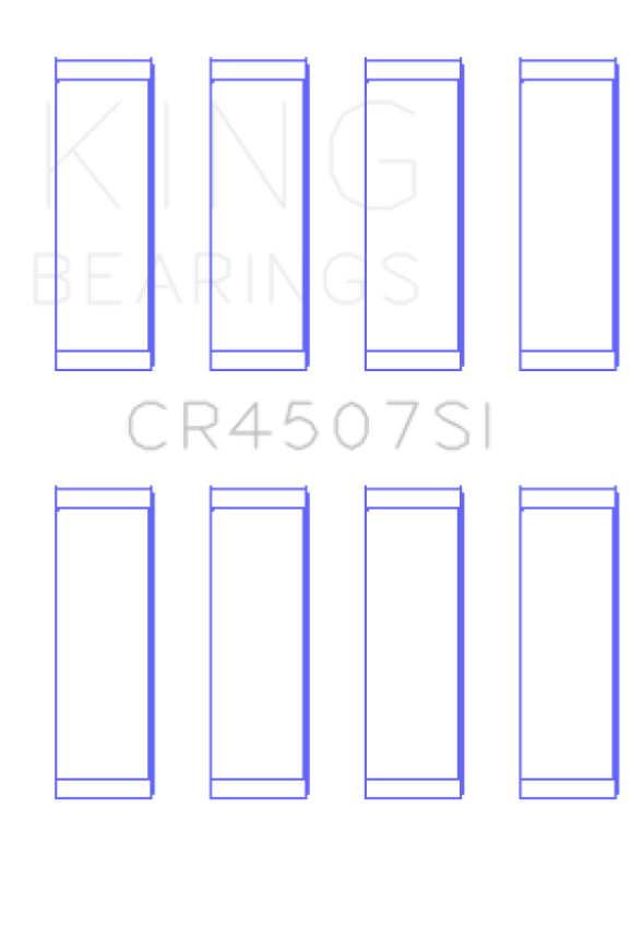 King Engine Bearings CR4507SI1.0 Mazda Mzr 2.3L 16V/Ford Duratec 2.3L 16V (Size +1.0mm) Conrod Bearing Set