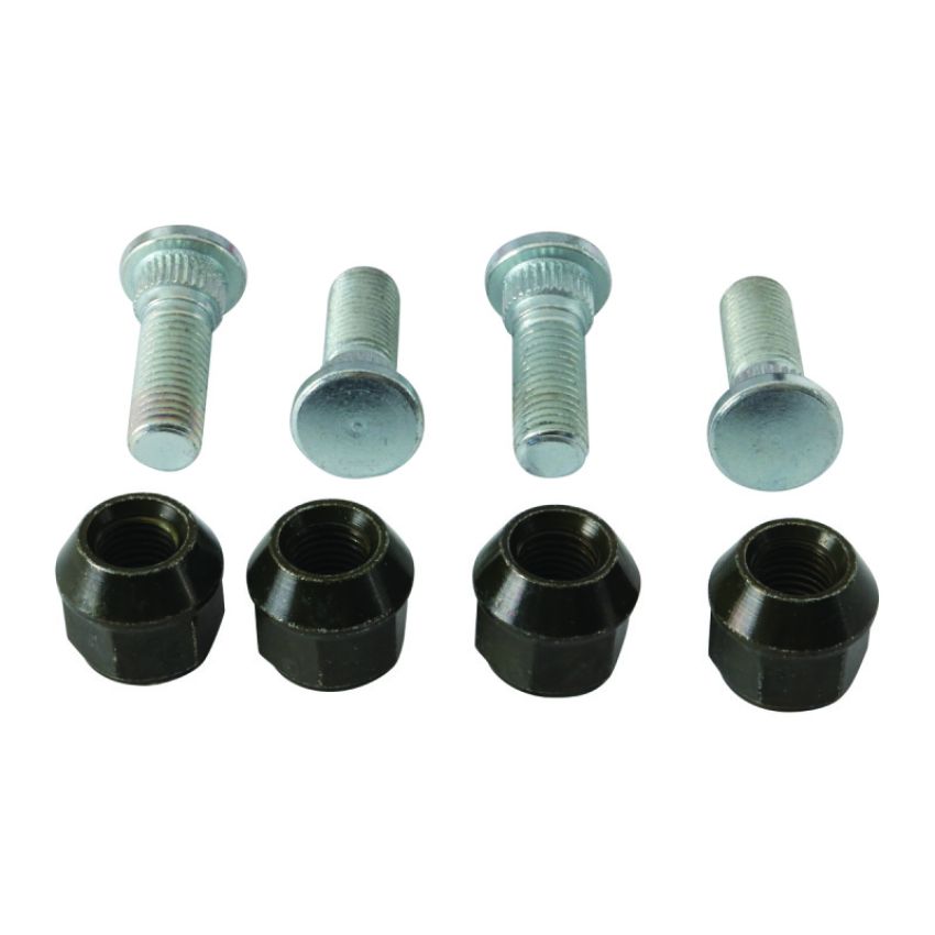 QuadBoss 608238 02-08 Yamaha YFM660 Grizzly 4x4 Front Wheel Stud & Nut Kit