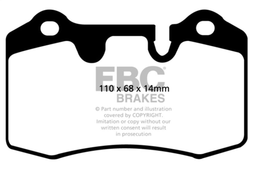 EBC Brakes DP31909C Redstuff Ceramic Low Dust Brake Pads