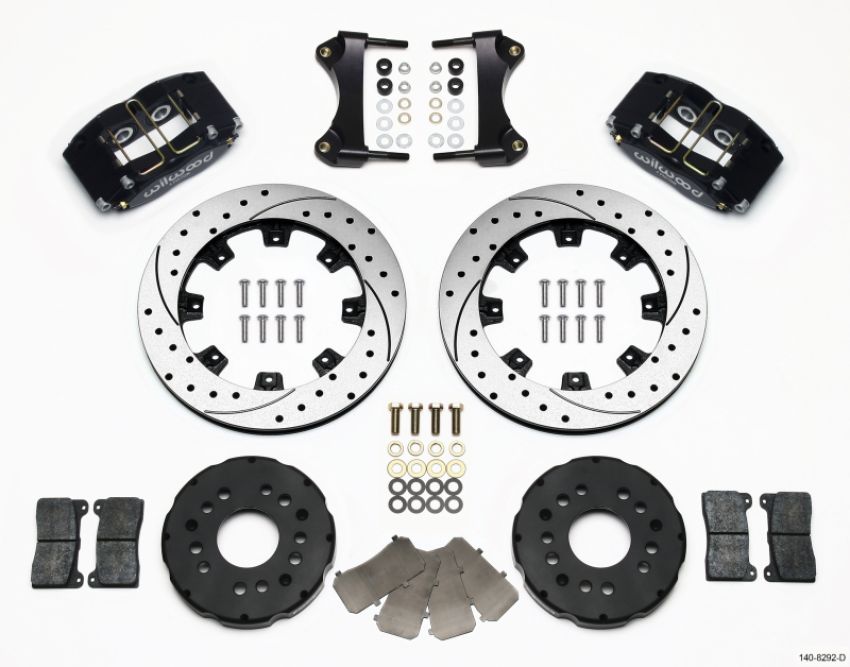Wilwood 140-8292-D Dynapro Radial Front Kit 12.19in Drilled 95-99 Mitsubishi Eclipse (*Line Kit Needed*)