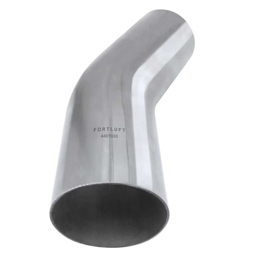 FORTLUFT 4401030 Exhaust Bend Pipe 30 Degree 3.00'' Stainless Steel