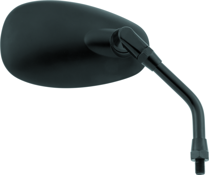 BikeMaster 601152 American Mirror 10mm Matte - Each - Black