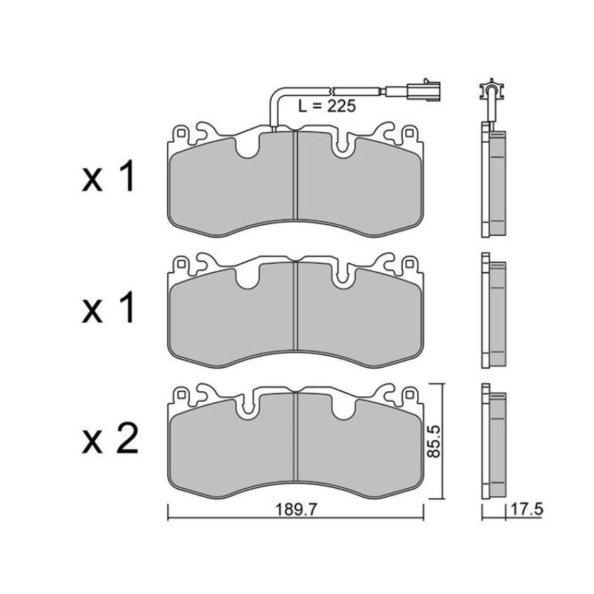METELLI 22-1202-0 Disc Brake Pad