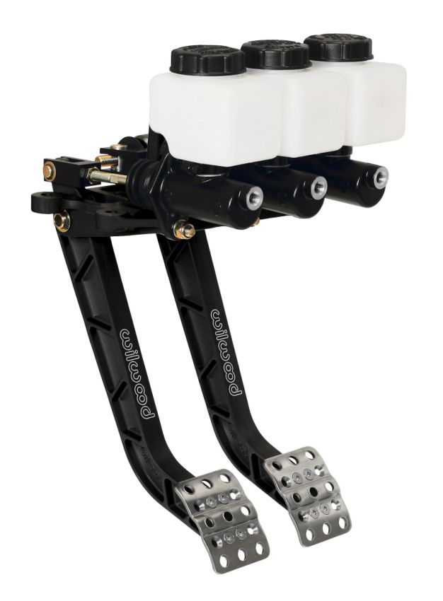 Wilwood 340-11299 Adjustable Dual Pedal - Brake / Clutch - Rev. Swing Mount - 6.25:1