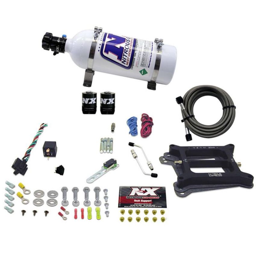 Nitrous Express 30040-05 4150 4-BBL/GASOLINE (50-100-150-200-250-300HP) WITH 5LB BOTTLE