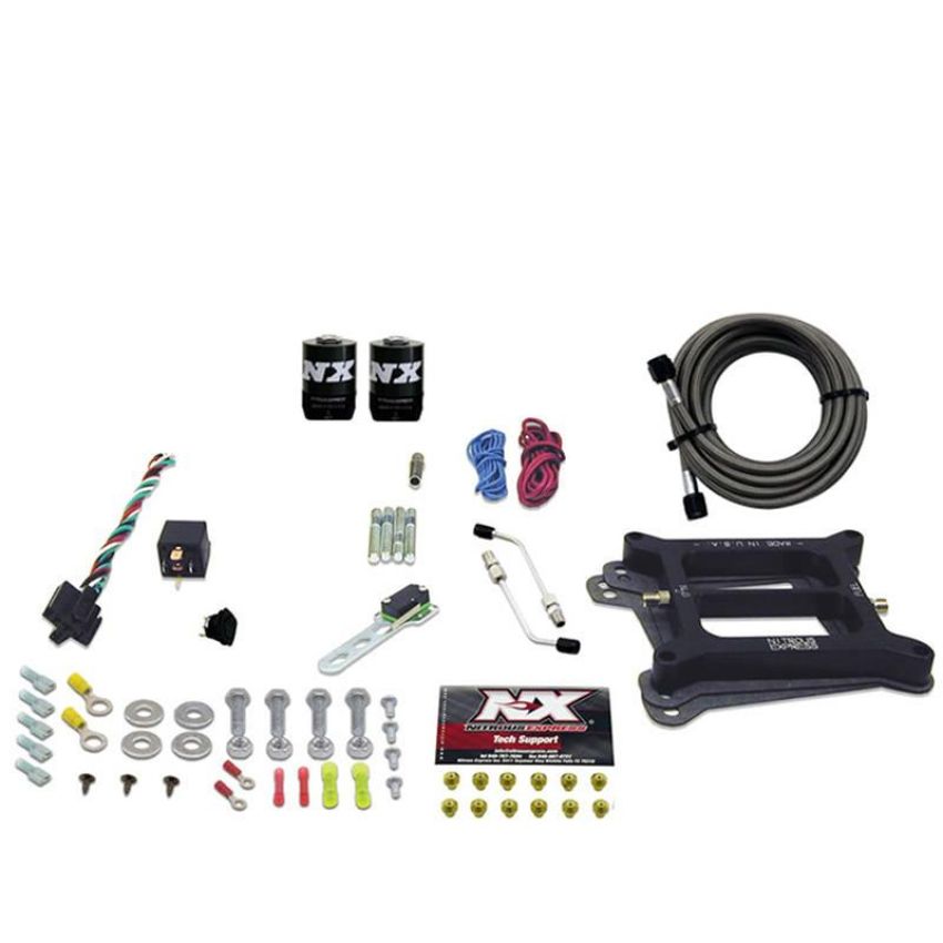 Nitrous Express 30045-00 4150 4-BBL/ALCOHOL (50-100-150-200-250-300HP) LESS BOTTLE