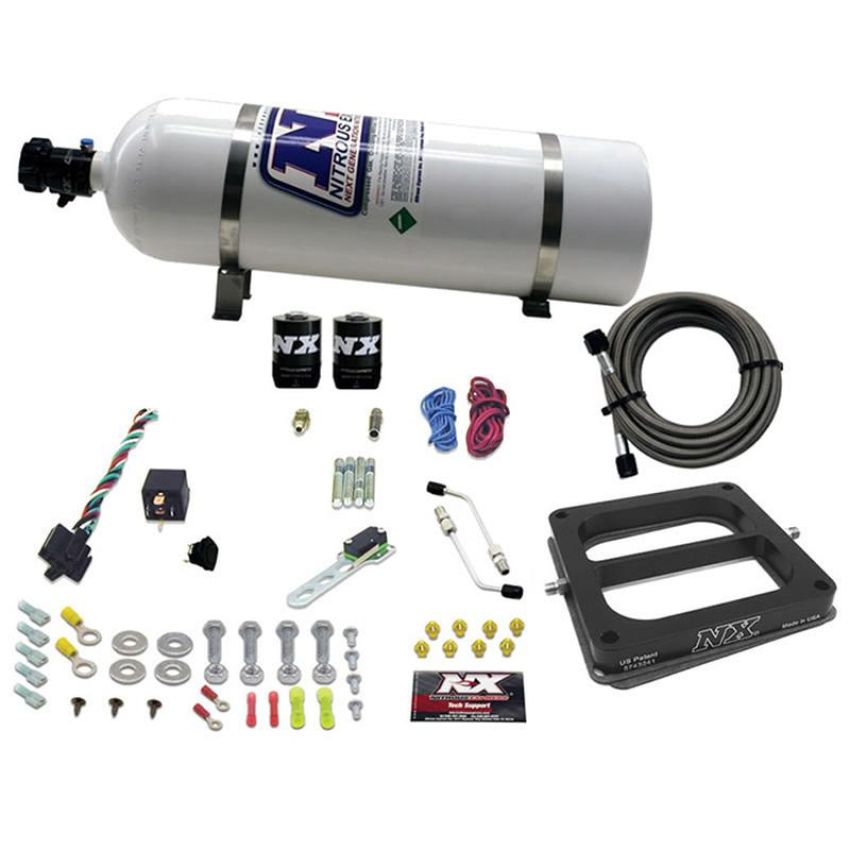 Nitrous Express 30075-15 Dominator/ALCOHOL (50-100-150-200-250-300HP) WITH 15LB BOTTLE