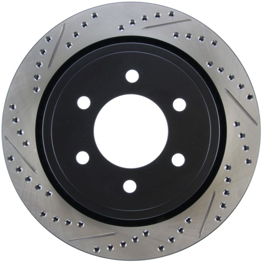Stoptech 127.65135R Slotted & Drilled Sport Brake Rotor