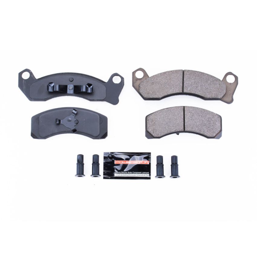 PowerStop Z23-199 PowerStop - Z23 Daily Driver Carbon-Fiber Ceramic Brake Pads with Hardware Kit