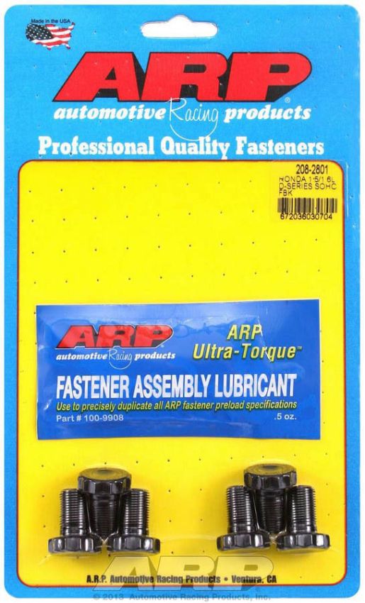 ARP ARP208-2801 Flywheel Bolt Kit  Honda 1.5L/1.6L SOHC D-Series