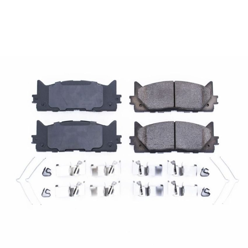 PowerStop 17-1293 PowerStop - Z17 Low-Dust Ceramic Brake Pads with Hardware
